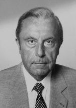 Portrait von Dr. Prof. Kurt Rebmann, Generalbundesanwalt beim Bundesgerichtshof 01.07.1977 - 31.05.1990